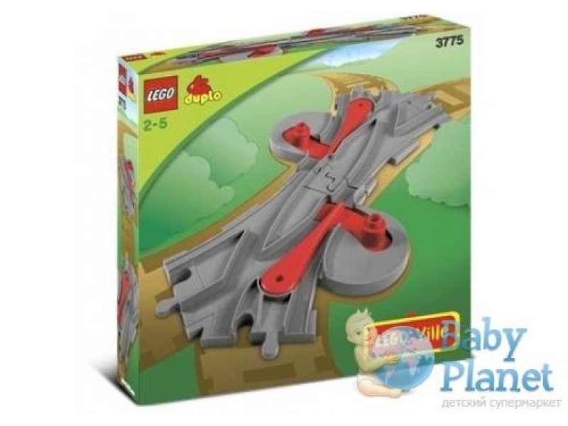Конструктор Lego "Железнодорожные стрелки" (3775)