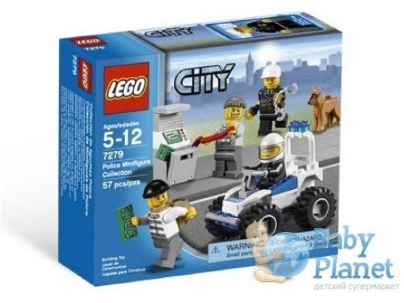 Коллекция мини фигурок Lego "Полиция" (7279)