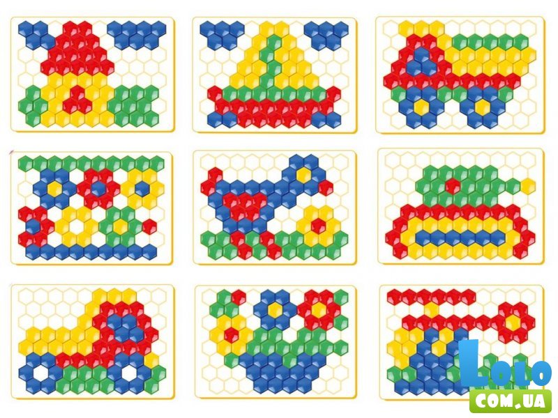 Мозаика для малышей, ТехноК, 127 дет.