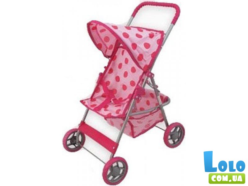 Легкая коляска для кукол Alexis-Babymix ME-9304M pink