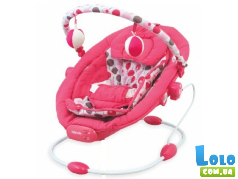 Кресло-шезлонг Baby Mix (BR245-014-P), розовое