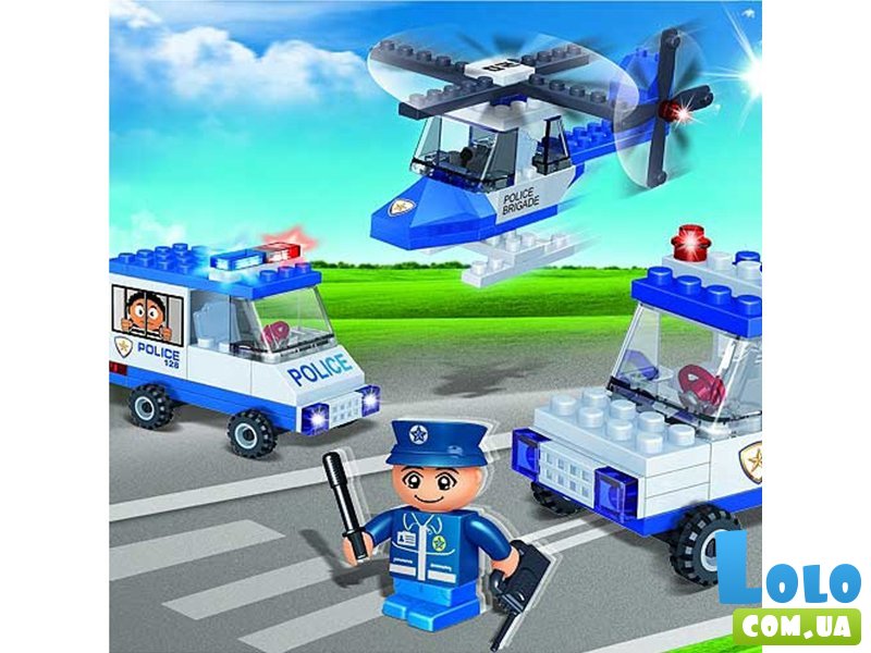 Конструктор Полицейский транспорт, Banbao (8128), 110 дет.