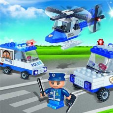 Конструктор Полицейский транспорт, Banbao (8128), 110 дет.