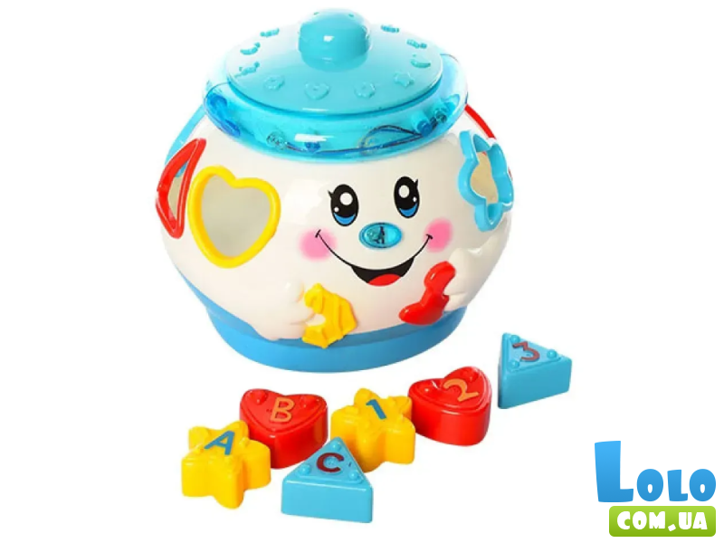 Развивающий музыкальный волшебный горшочек, Limo Toy (в ассортименте), укр.