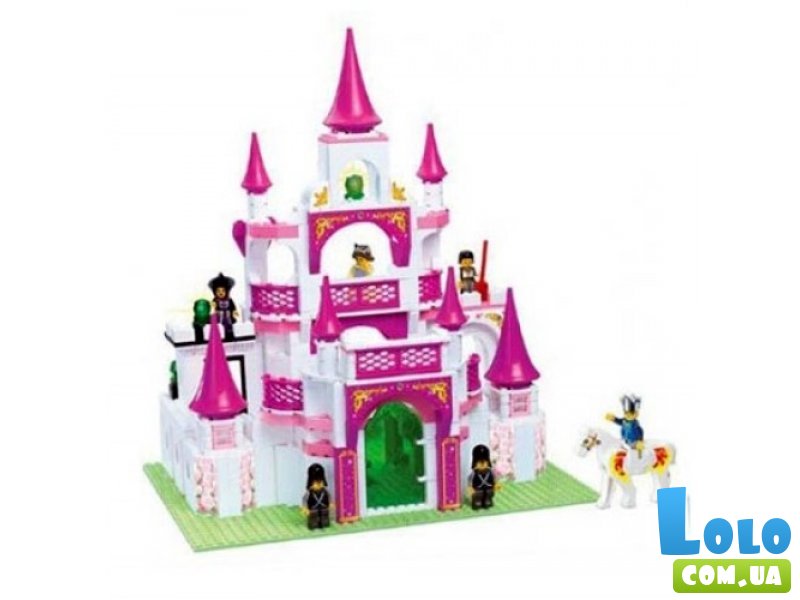 Конструктор Крепость для принцессы, серии Розовая мечта, Sluban (M38-B0151R), 508 дет.