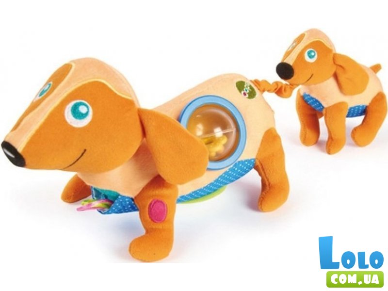 Мягкая игрушка с механизмом Oops "Собака Счастливчик" 