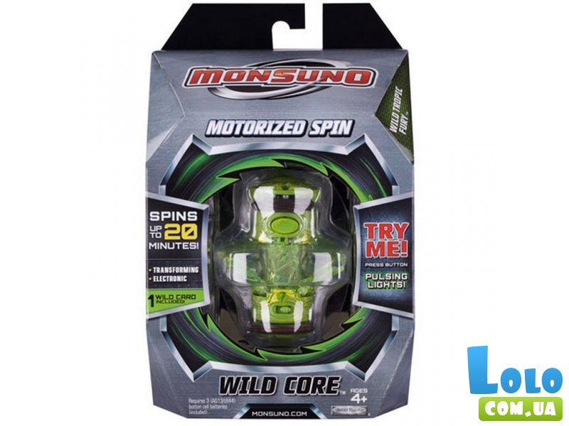 Игрушка Дикая капсула Monsuno с двигателем и световыми эффектами Wild Tropic Fury Wild Core W2 (24990-24988-MO)