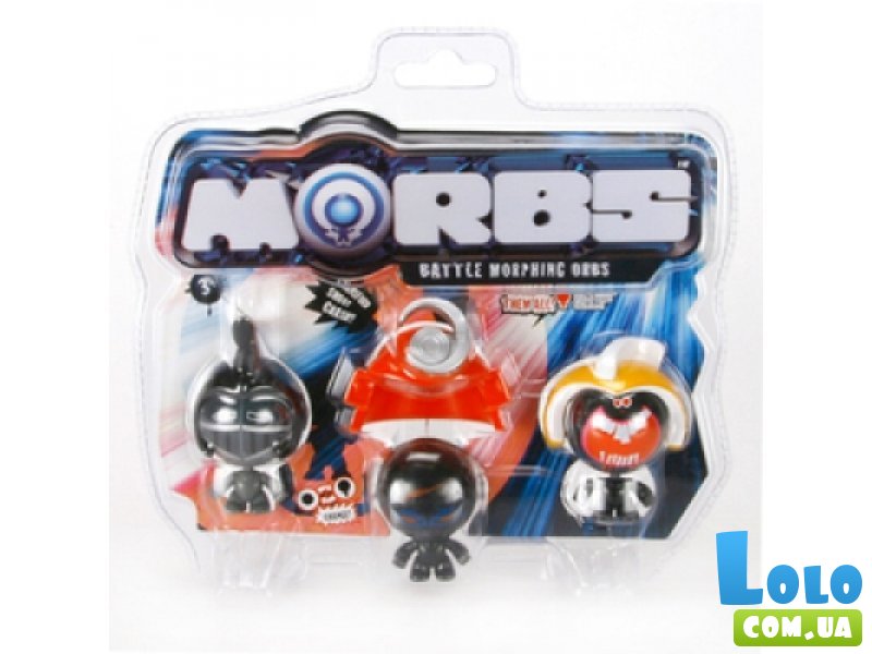 Игровой набор ТМ Morbs: 3 игрушки-фигурки-трансформеры+ аксессуары, в ассортименте