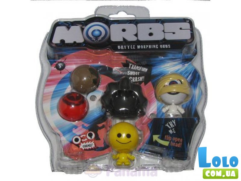 Игровой набор ТМ "MORBS": 4 игрушки-фигурки-трансформеры+ аксессуары, в ассортименте