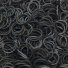 Набор аксессуаров для творчества (600 колец + 24 клипсы), цвет - черный