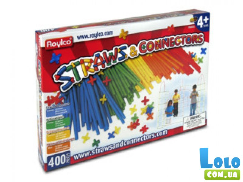 Развивающий конструктор Straws and Connectors (400 элементов)