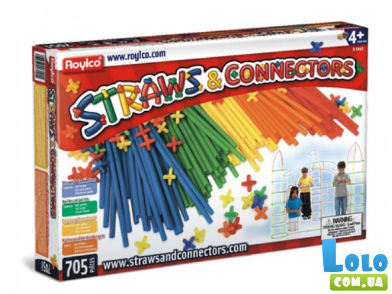 Развивающий конструктор Straws and Connectors (705 элементов)
