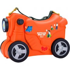 Чемодан-каталка TCV "3 в 1 Мотоцикл", оранжевый
