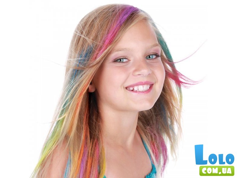 Косметический набор Wooky "Краска - мел для волос", (5 цветов)