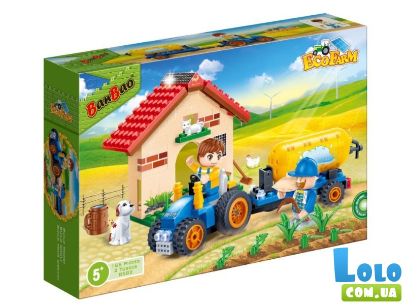 Конструктор Экоферма, Banbao (8582), 185 дет.