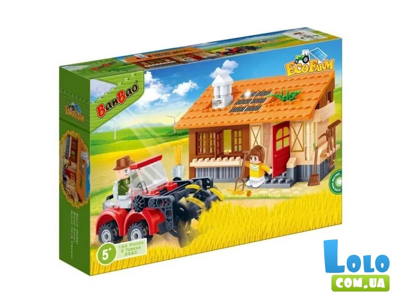 Конструктор Экоферма, Banbao (8583), 162 дет.