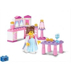 Конструктор Завтрак принцессы, серии Розовая мечта, Sluban (М38-В0238), 35 дет.