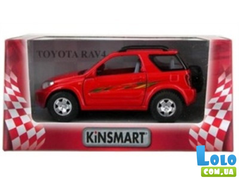Машинка Kinsmart KT 5041 W Toyota Rav4 M1:32 (инерционная)