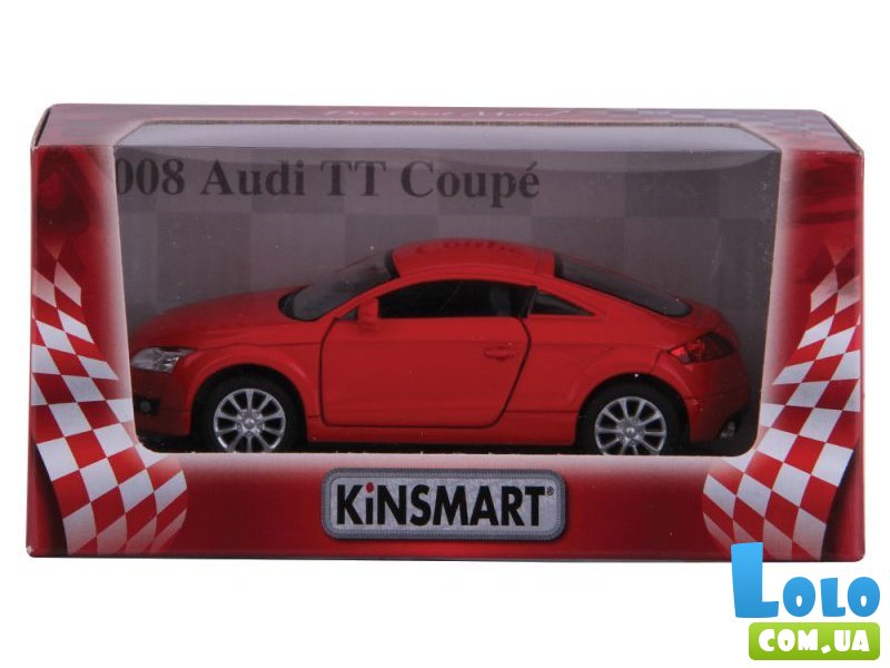 Машинка Kinsmart KT 5335 W Audi TT Coupe 2008 M1:32 (инерционная)