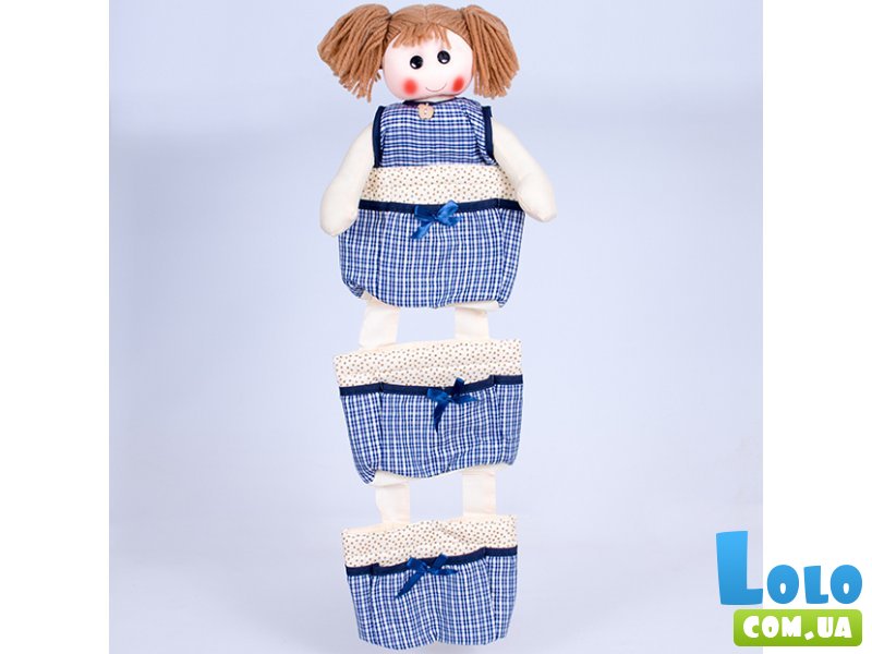 Декоративная кукла-коврик с тремя карманами (913-2)