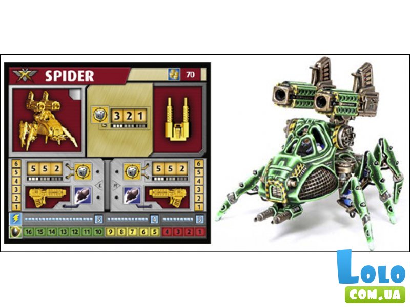 Игровой конструктор боевой техники Технолог "Спайдер (Spider)", серия "Robogear"