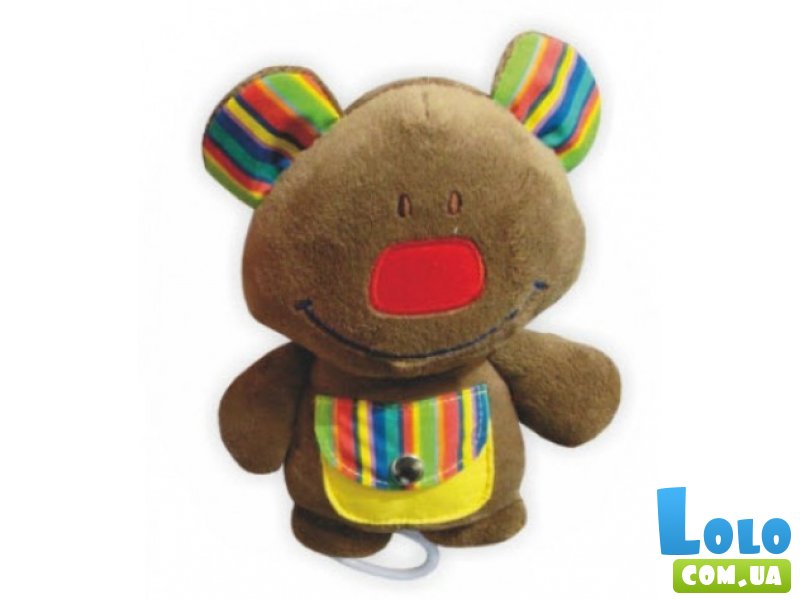 Музыкальная игрушка Baby Mix "Медвежонок" (TE-8146B), коричневый