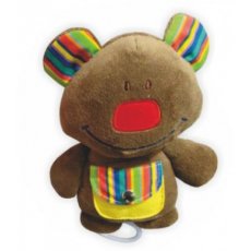 Музыкальная игрушка Baby Mix "Медвежонок" (TE-8146B), коричневый