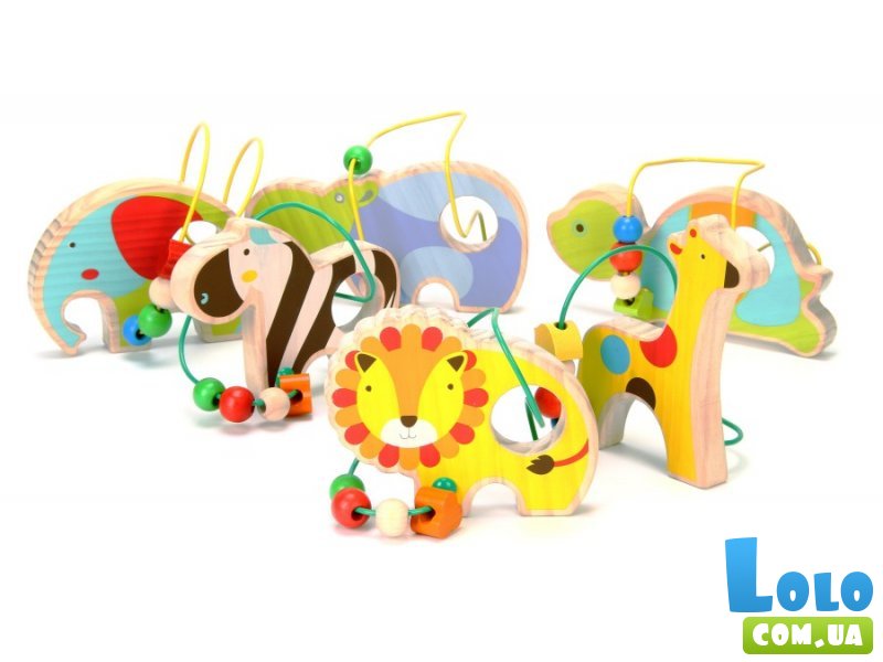 Лабиринт с бусинами Lucy&Leo "Жираф" (LL128)
