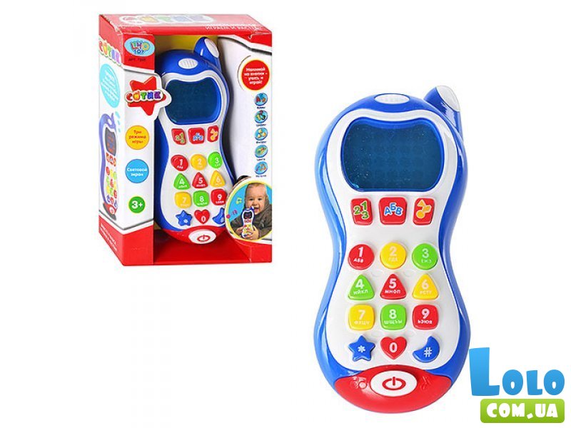 Интерактивный развивающий телефон Joy Toy "Сотик"  (7288)