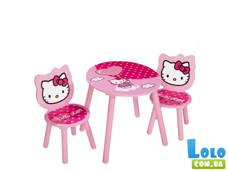Набор мебели Eichhorn "Hello Kitty. Стул и стулья", розовый