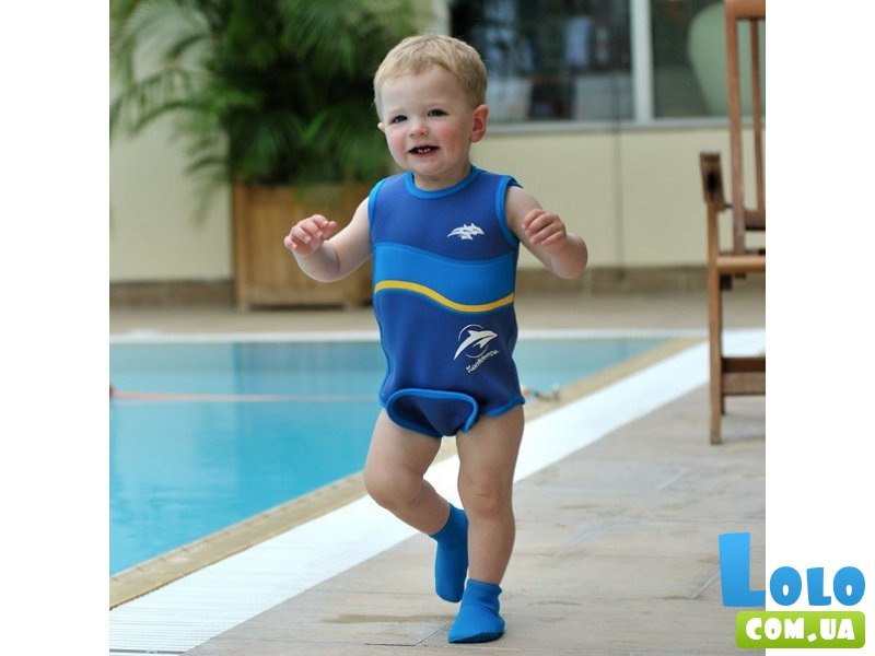 Неопреновые носки для бассейна и пляжа Konfidence Paddler для детей в возрасте 6-12 месяцев (цвет: синий)