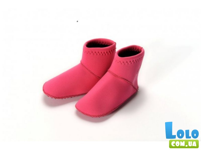 Неопреновые носки для бассейна и пляжа Konfidence Paddler для детей в возрасте 12-24 месяцев (цвет: розовый)