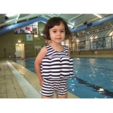 Детский купальник-поплавок Konfidence Floatsuits (возраст: 1-2 года; цвет: Pink Berton Stripe)