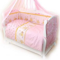 Комплект сменного постельного белья Twins Comfort С-008 Медуны, розовый