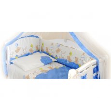 Комплект сменного постельного белья Twins Comfort С-020 Горошки, голубой