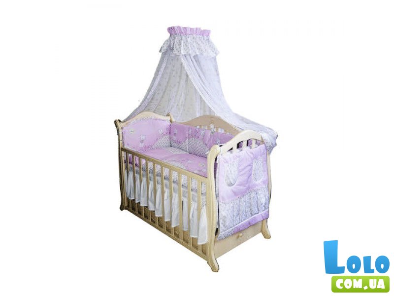 Комплект сменного постельного белья Twins Comfort С-033 Котики, розовый