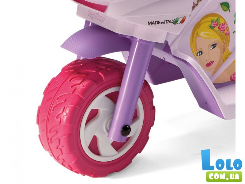 Мотоцикл Peg-Perego Mini Princess MD 0003 (розовый с белым)