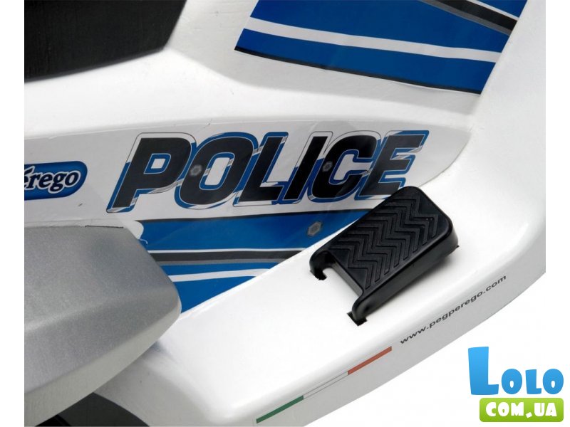 Мотоцикл Peg-Perego Raider Police ED 0910 (белый с синим)