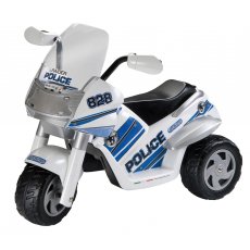 Мотоцикл Peg-Perego Raider Police ED 0910 (белый с синим)