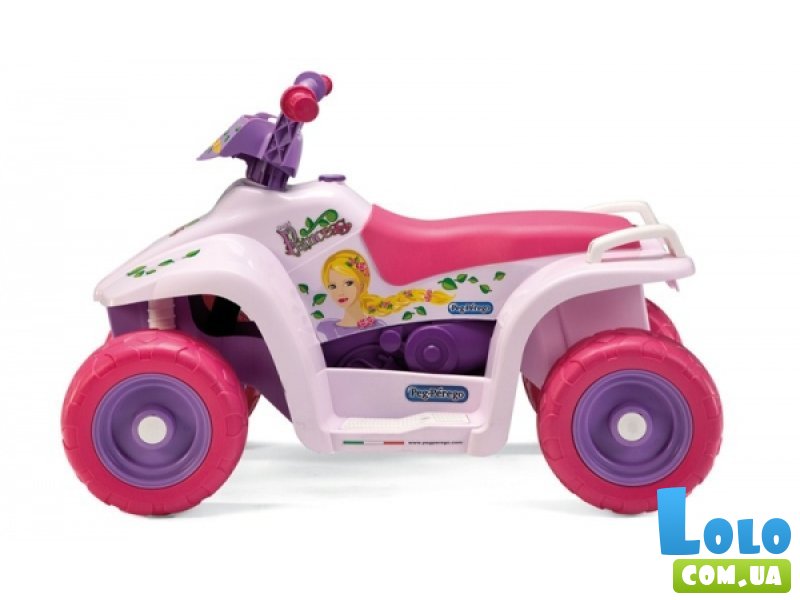 Квадроцикл Peg Perego Quad Princess ED1152 (розовый с белым)
