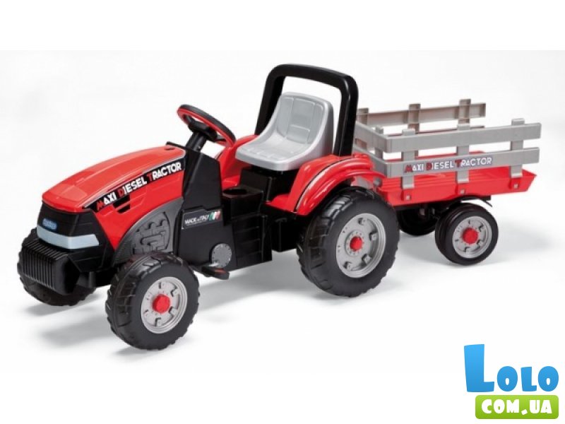 Детский Трактор с прицепом Maxi Diesel Tractor Peg Perego (CD 0551)
