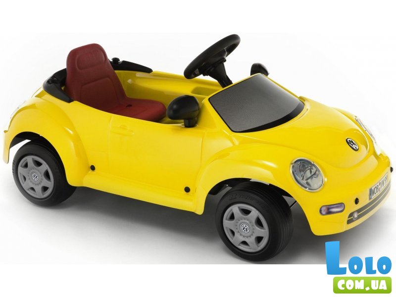Педальный автомобиль Toys Toys Volkswagen New Beetle Pedals (622063) желтый