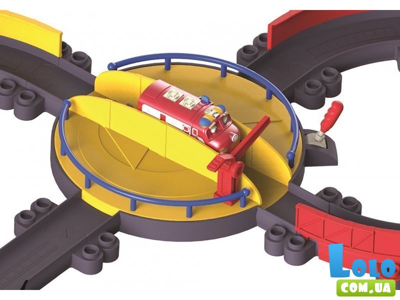 Игровой набор "Огненный путь" с паровозиком Вилсоном на батарейках