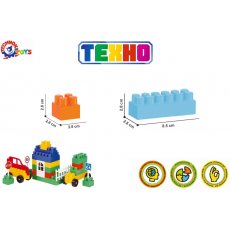 Конструктор Техно 0, ТехноК, 44 дет.