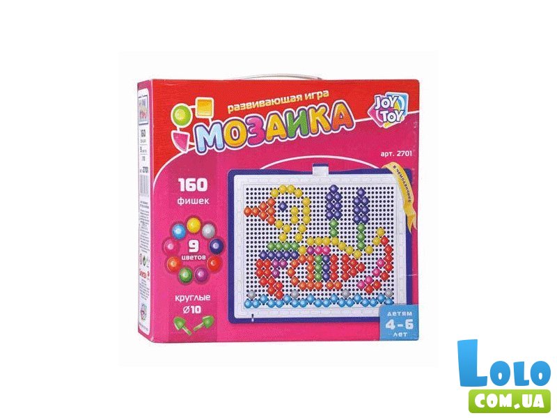 Развивающая игрушка Joy Toy "Мозаика 160 фишек" (2701)