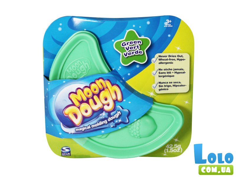 Материал для лепки Moon Dough (71002-20047878-MD) цвет: зеленый