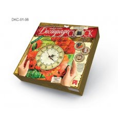 Набор для творчества Decoupage Clock, Danko Toys (в ассортименте)
