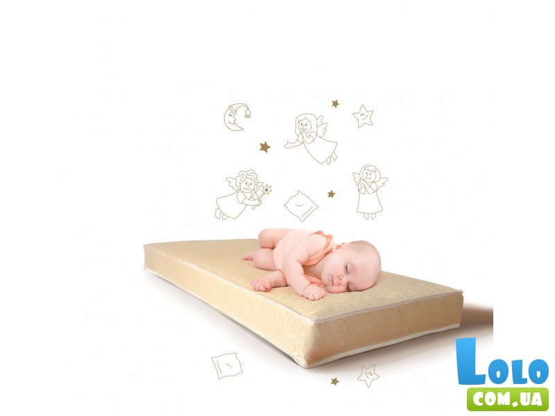 Матрас детский Lux baby Lux 2 в 1 (лен-холлофайбер-кокос), 65х125х12 см
