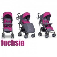 Прогулочная коляска Euro-Cart Cross Line Fuchsia (розовая с серым)
