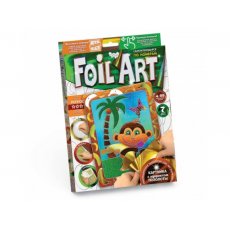 Набор для творчества Foil Art  Аппликация цветной фольгой, Danko Toys (в ассортименте)